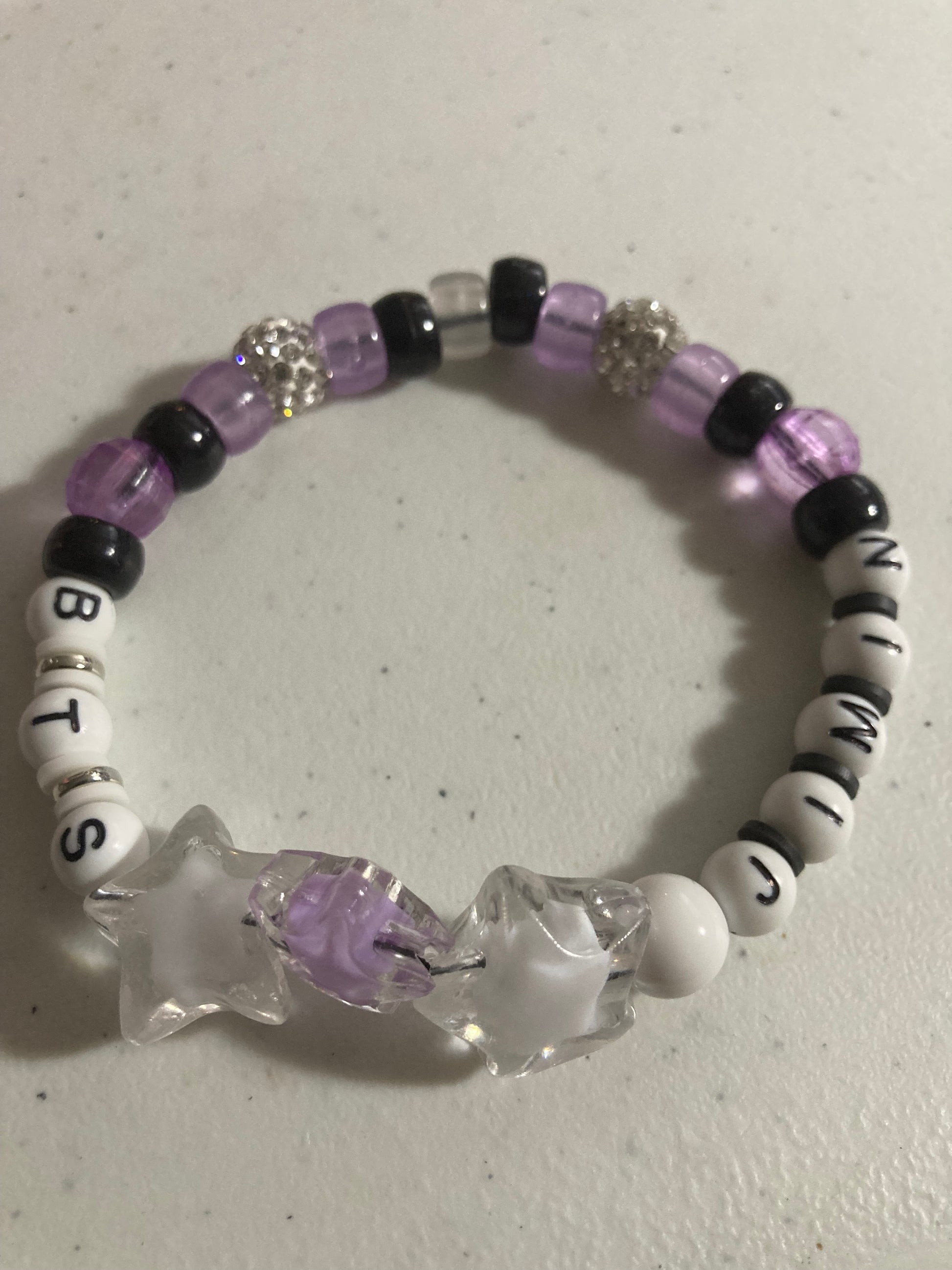 BTS Member/Bias Stretch Bead Bracelet - Jimin