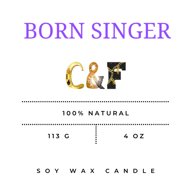 4oz Scented Kpop Candle: Born Singer (BTS)