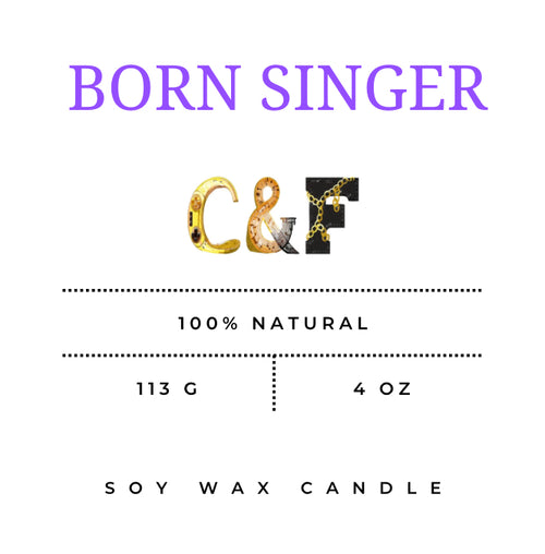 4oz Scented Kpop Candle: Born Singer (BTS)