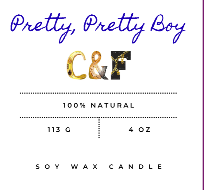 Kpop Inspired Scented 4oz Candles: Pretty, Pretty Boy (P1Harmony)