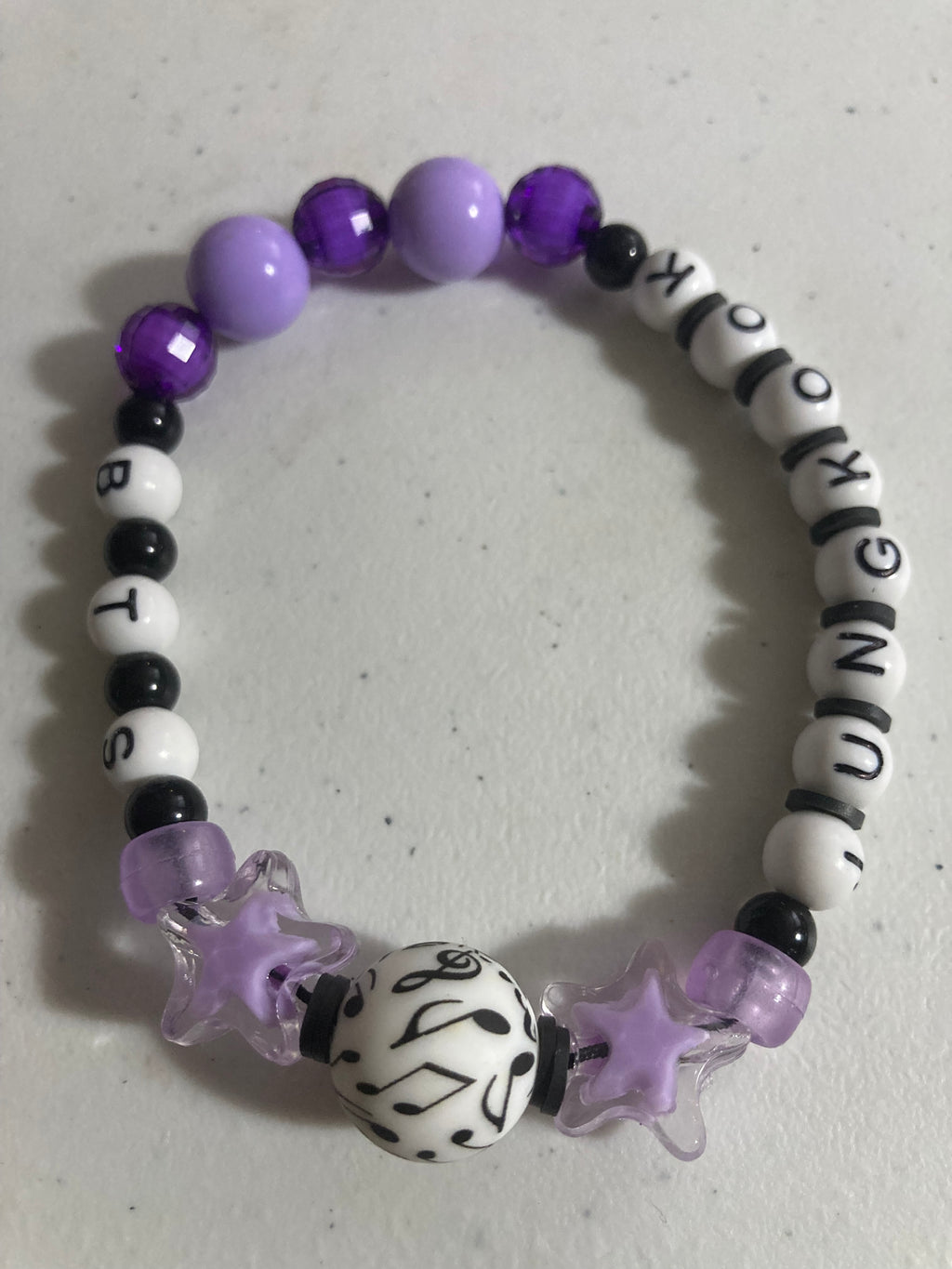 BTS Member/Bias Stretch Bead Bracelet - Jungkook