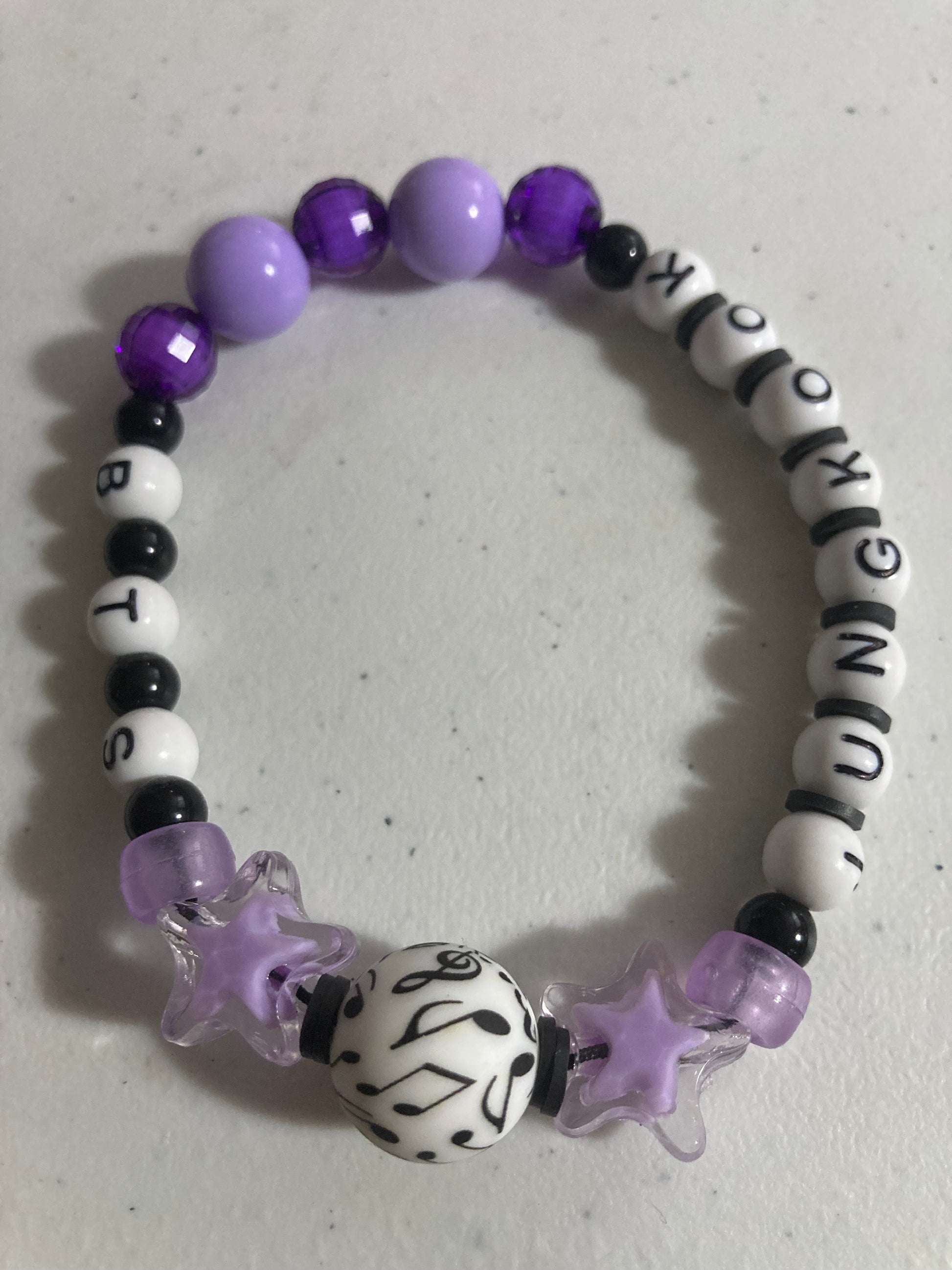 BTS Member/Bias Stretch Bead Bracelet - Jungkook