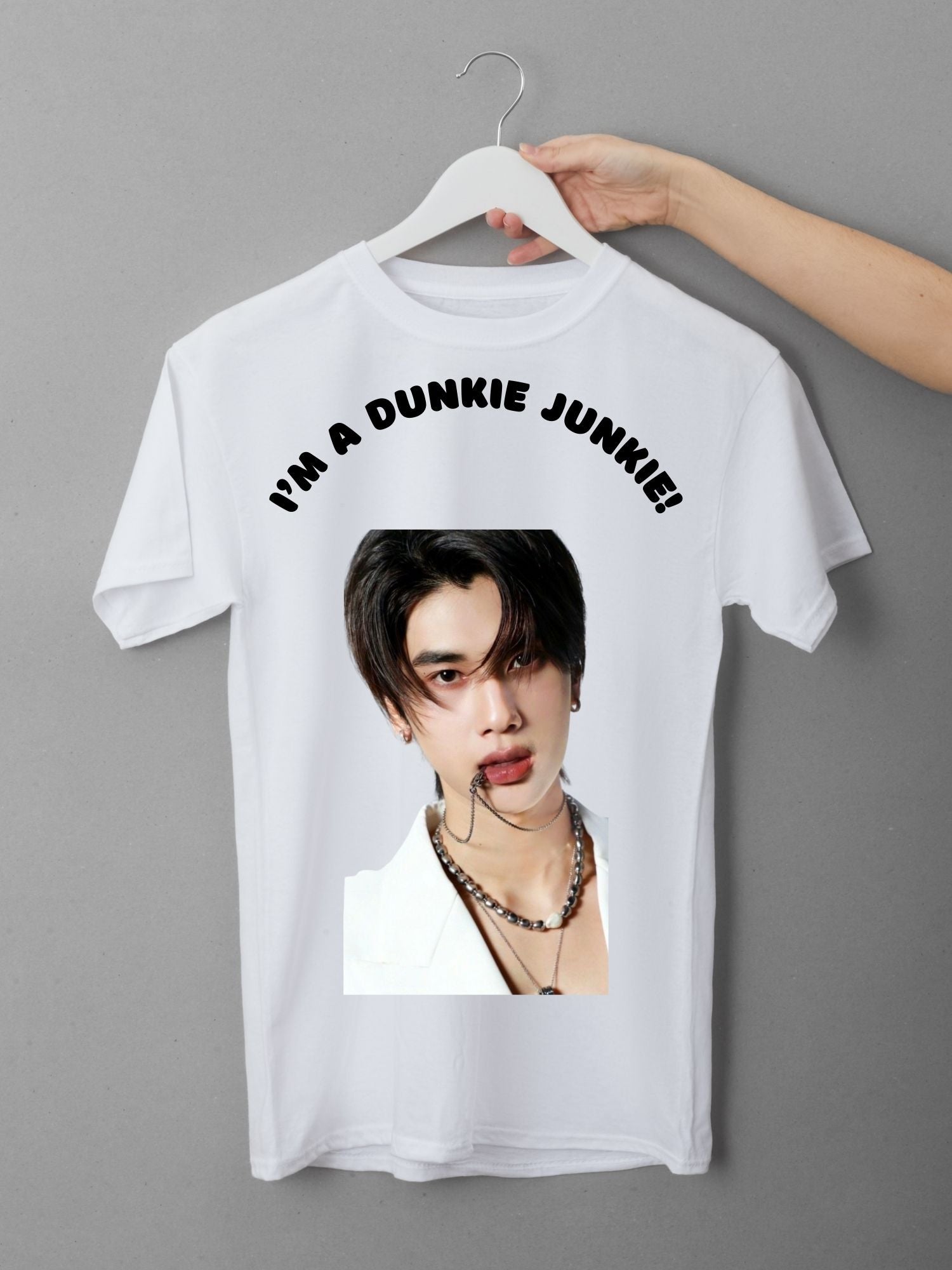 I’m a Dunkie Junkie fan shirt: Dunk on white