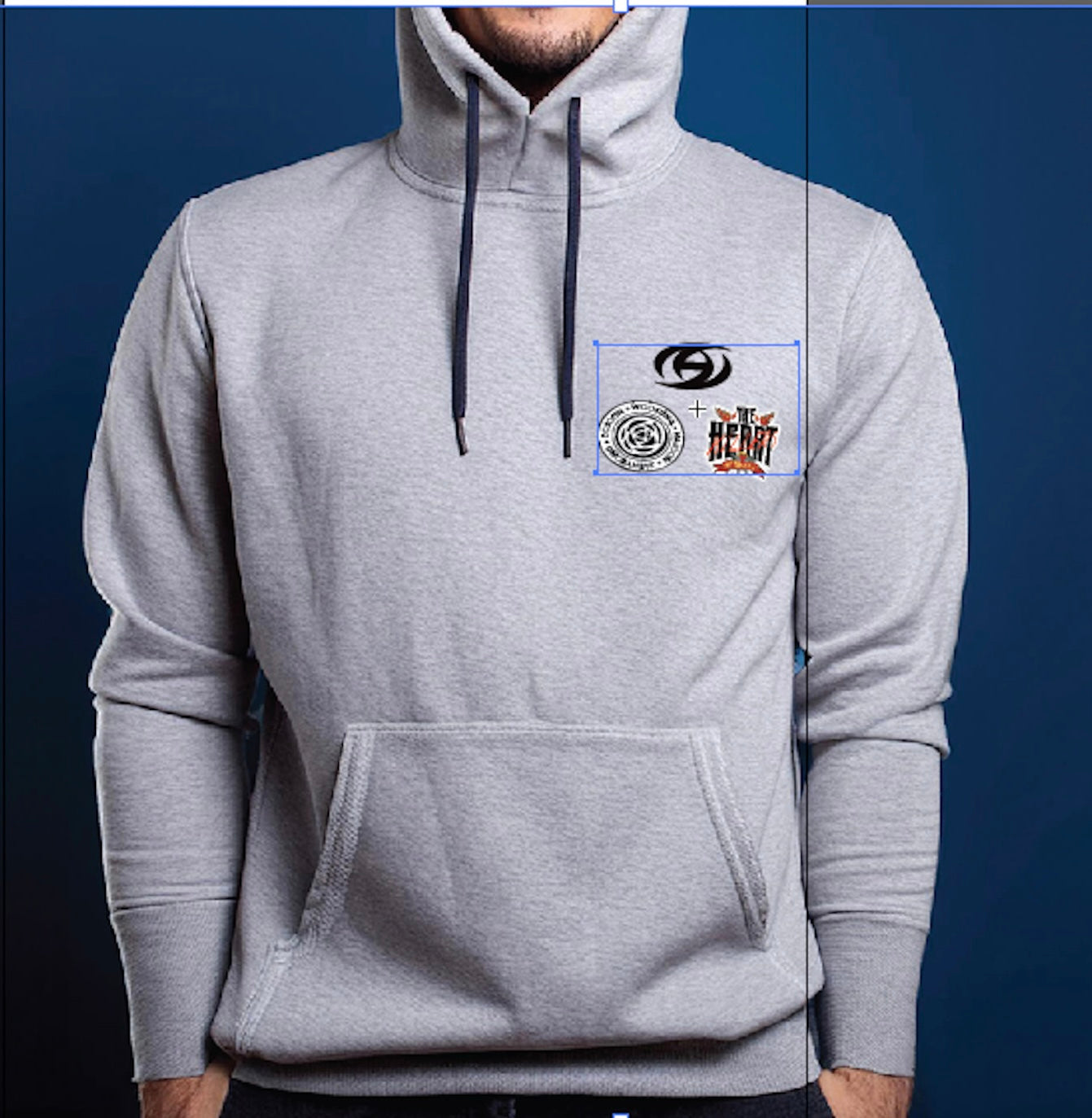 ATZofBLKROSEHEARTKILLERS Hoodie (pullover)