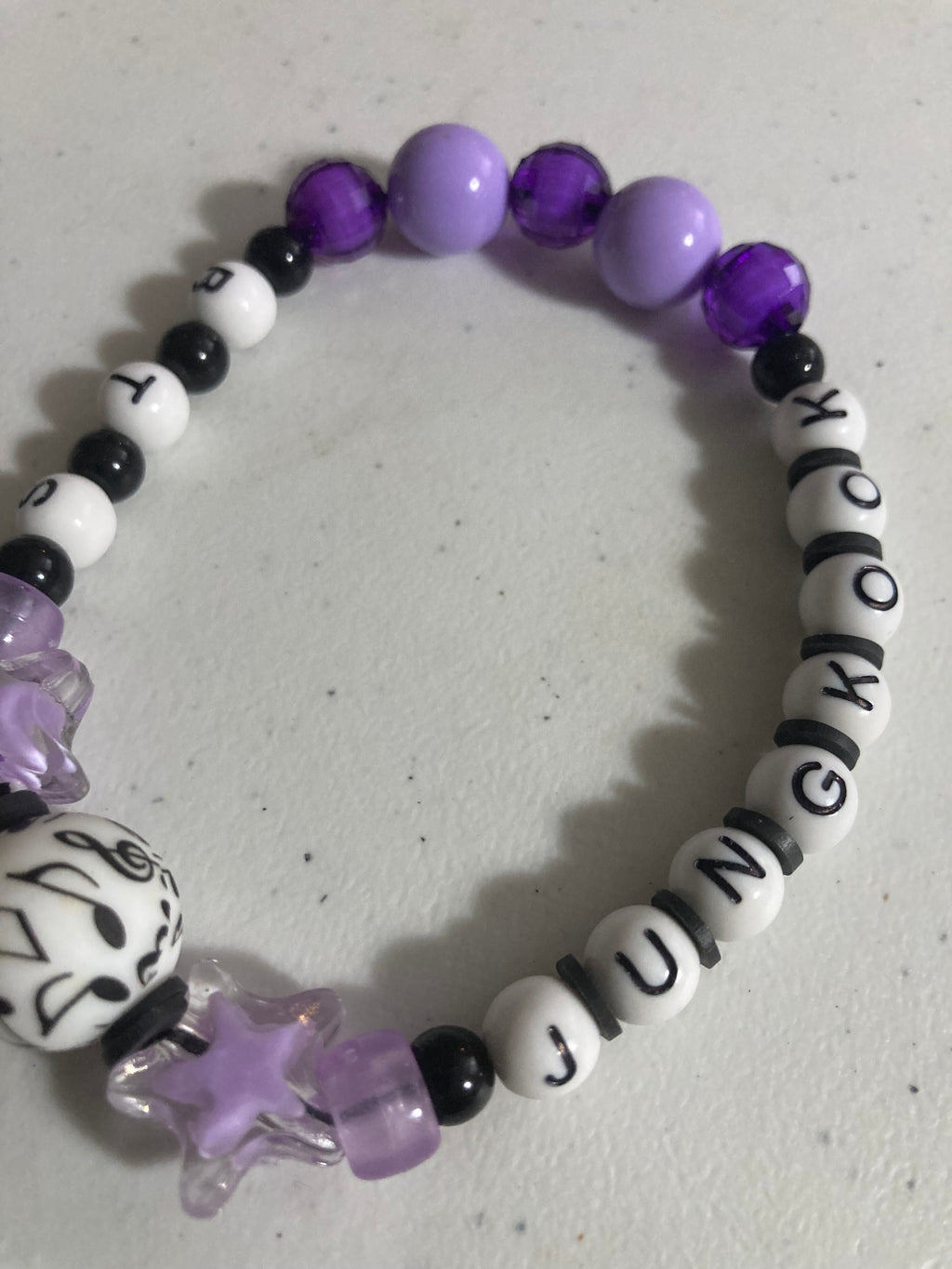BTS Member/Bias Stretch Bead Bracelet - Jungkook