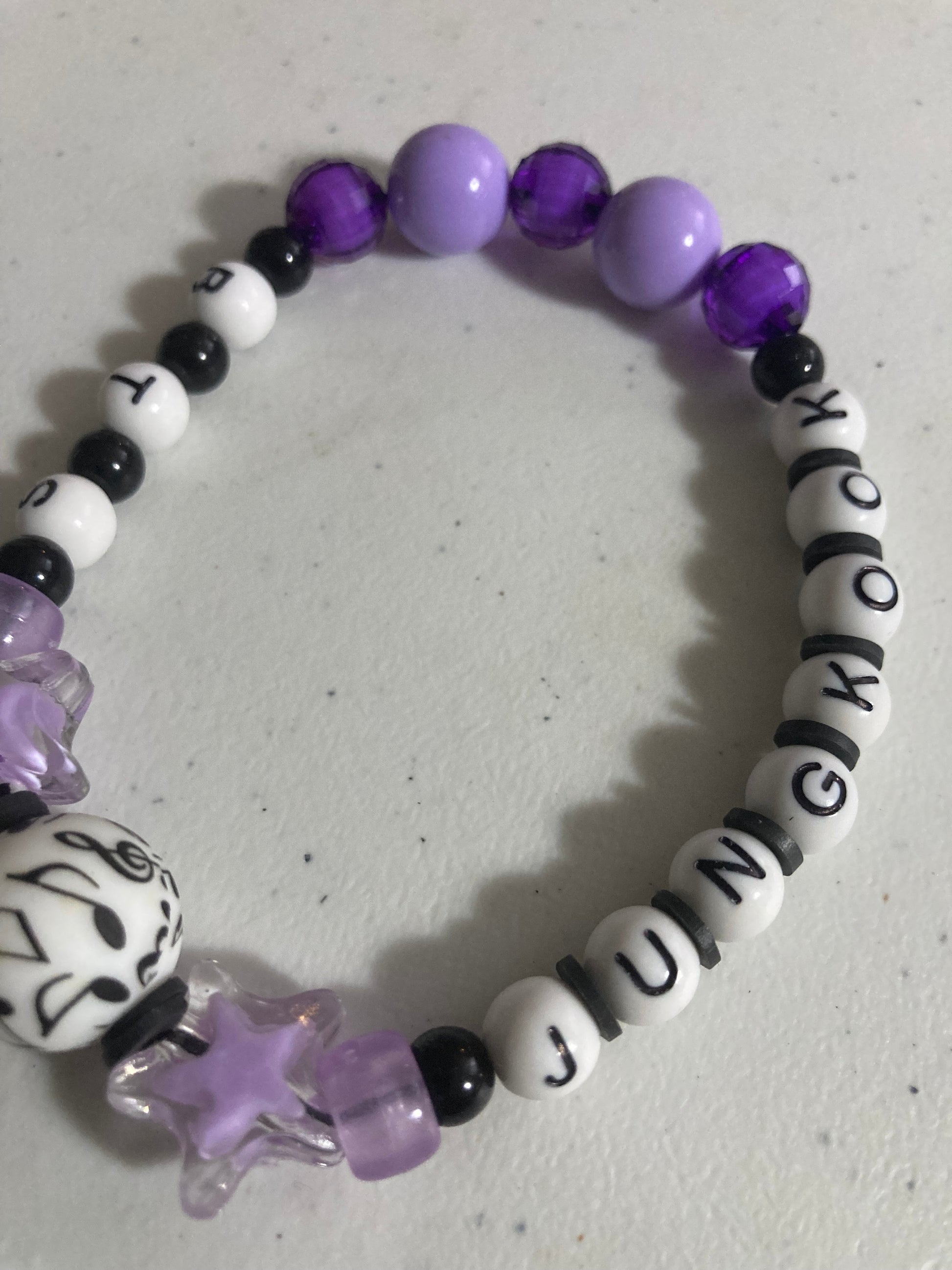 BTS Member/Bias Stretch Bead Bracelet - Jungkook
