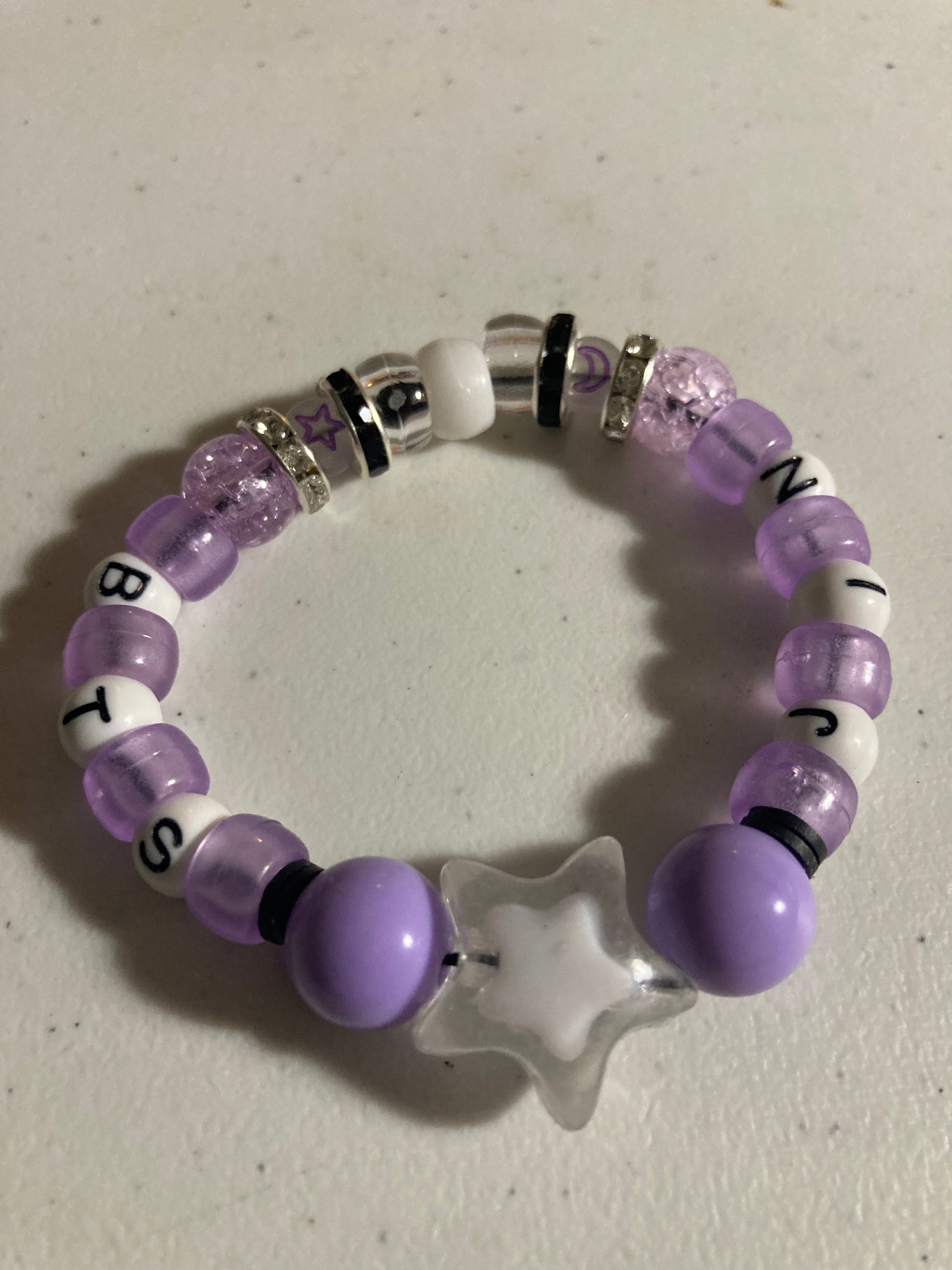 BTS Member/Bias Stretch Bead Bracelet - Jin