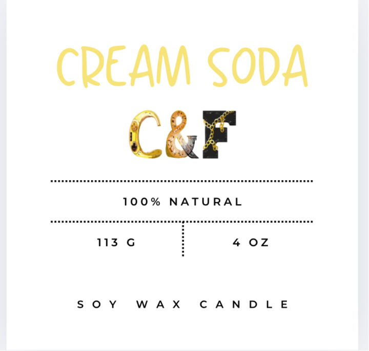 Kpop Inspired Scented 4oz Candles: Cream Soda (EXO)