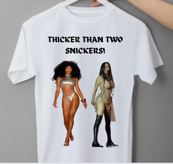 Thicker Than Two Snickers! T-Shirt